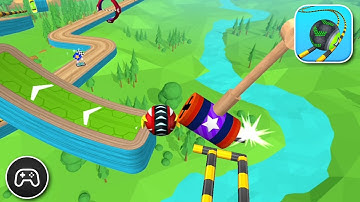 Going Balls - Gameplay Walkthrough Part 47 - Racing Game Levels 370-371 (iOS, Android)