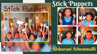 English Tlm Vocabulary Stick Puppets/How to make stick puppets/English Grammar/ActivityBasedLearning