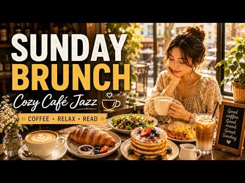Sunday Brunch Café Jazz ☕ Cozy Morning LoFi for Coffee, Reading & Relaxation