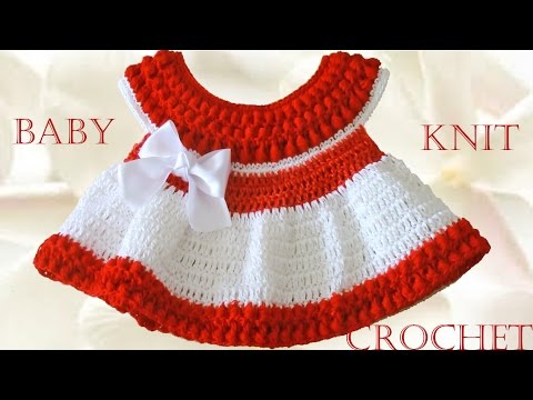 Vestido a crochet para Bebe - Learn Crochet Knit