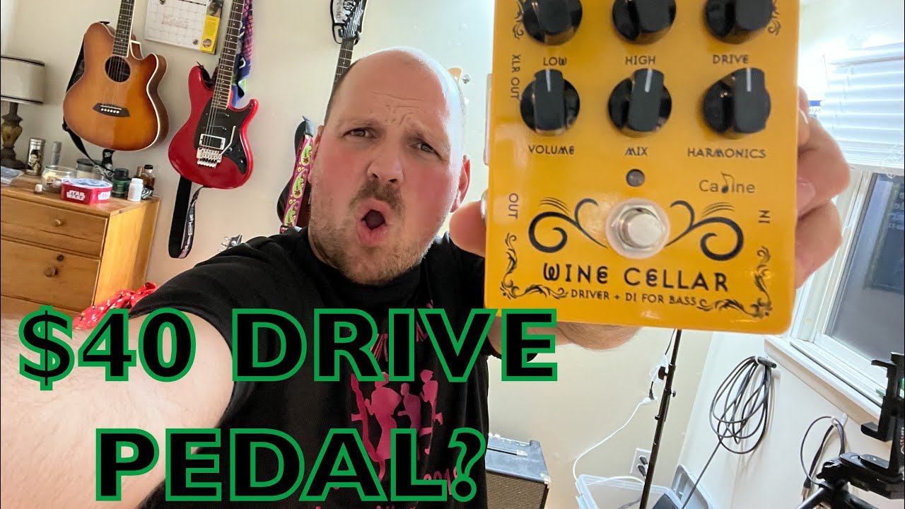 Caline CP60 Wine Cellar Bass Drive Pedal Unboxing and Review