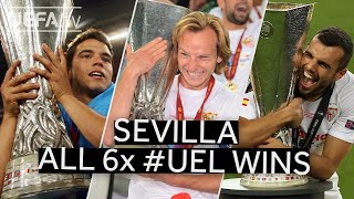 SEVILLA v ROMA | Review of all six SEVILLA wins in the #UEL