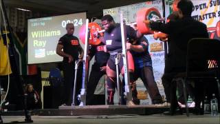 Ray Williams SQ 372,5kg 397,5kg WR 412kg Raw Classic World 2014