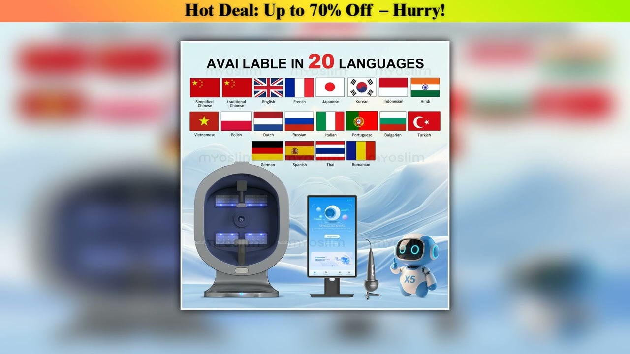 Slide 2025 Magic Mirror 3D Digital Facial Analysis Machine Product Desc Skin Analyzer AI Intelligen