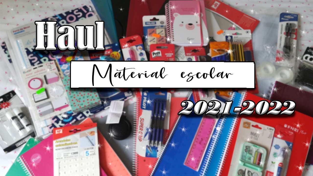 Super Haul de material escolar 2021-2022 (Tedi, Tiger, Bazar, El Corte ingles...)