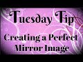 How to Stamp a Perfect Mirror Image