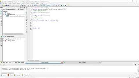 Four bit counter in verilog ||  RTL schematic in XILINX ISE