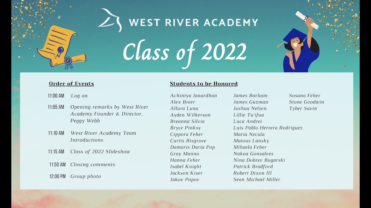 Class of 2022 Virtual Graduation Ceremony