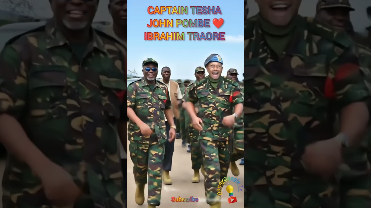 Captain Tesha, Traoré's and John Pombe magufuli Signature Look: Is it a Political Weapon?
