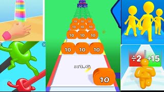 Smash RunnerTall Man Run,Popsicle Stack,Join Crush,Donut Race,Brick Builder All Levels New Gameplay Wealth
