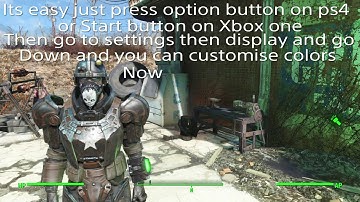 How to Change Hud and pip boy Color in Fallout4
