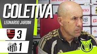 COLETIVA LEONARDO JARDIM | AO VIVO | Flamengo 3 x 1 Santos - Brasileirão 2026
