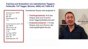 Modul 4a - Automatische Korpusannotation mit computerlinguistischen Werkzeugen