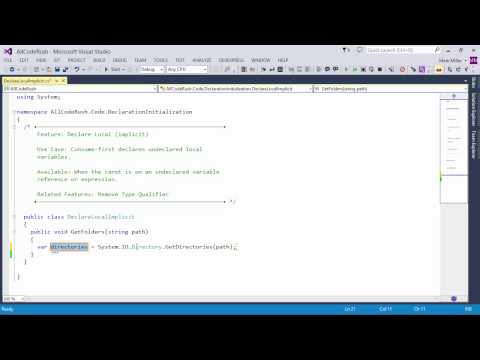 DevExpress CodeRush:  Declare Local Implicit