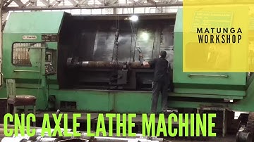 CNC Axle Lathe Machine - Indian Railways - Matunga Workshop - What