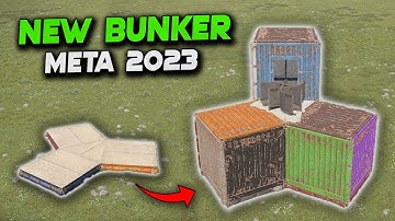 NEW BUNKER META 2023 In Rust | Rust Building Tutorial 2023
