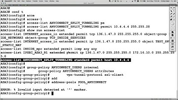 135  ASA AnyConnect SSL VPN Configuration