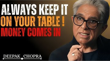 “Haal dit object NOOIT van de tafel. Het garandeert rijkdom in de ! MOTIVATIE” || DEEPAK CHOPRA