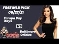 MLB Pick - Tampa Bay Rays vs Baltimore Orioles Prediction, 8/27/21, Free Betting Tips and Odds