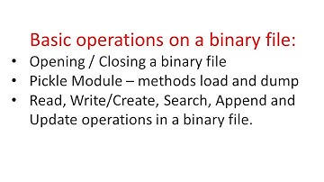 File Handling  Part 9 | BCA | MCA | Computer Science Class XII (CBSE) | Binary File examples