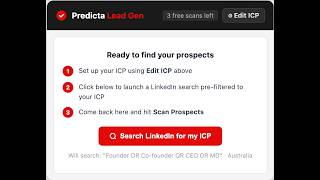 Predicta Lead Gen Smart LinkedIn Prospecting