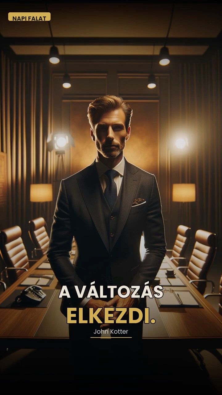 Napi falat — Kotter 8 lépéses változásvezetési modellje