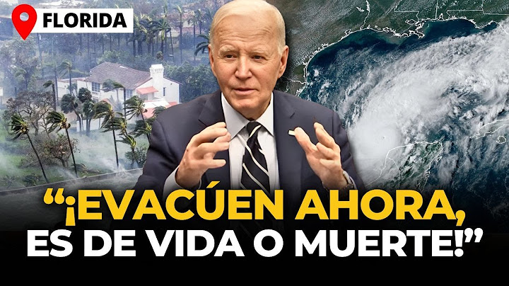 JOE BIDEN lanza ADVERTENCIA a FLORIDA por el HURACÁN MILTON | El Comercio