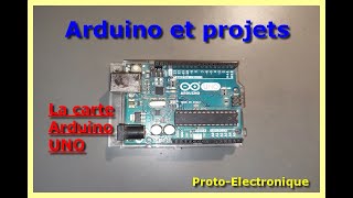 Arduino et projet 1 : présentation de la carte Arduino UNO