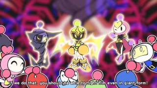 Nintendo Switch Super Bomberman R World 6-2 Evil Emperor Buggler - Final Boss - Intro Cut Scene