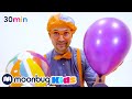 Experimente mit Blippi: Was rollt schneller | Cartoons | Blippi | Moonbug Kids Deutsch