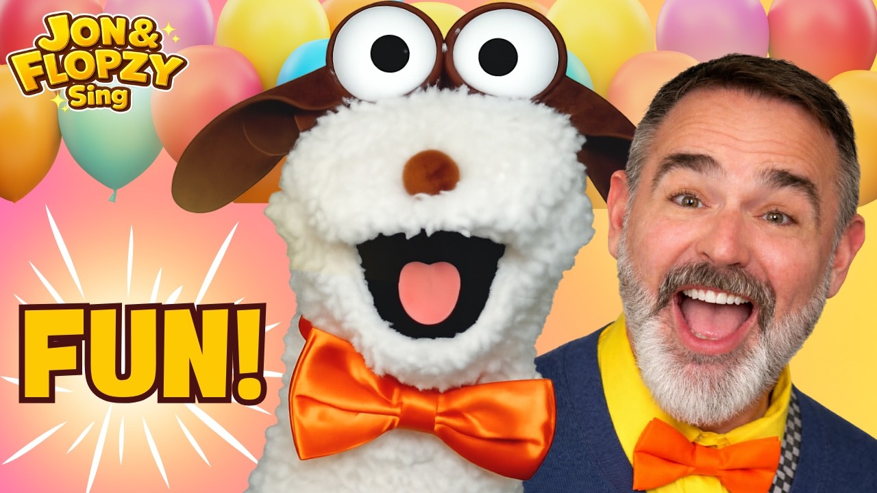 Everybody Have Fun! 🥳 Sing Along with Jon & Flopzy