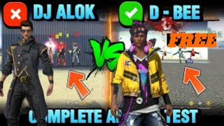 D-BEE ABILITY TEST IN MAX LEVEL |||| FREE D-BEE CHARACTER GIVEAWAY WITH PROFF 50 Profile