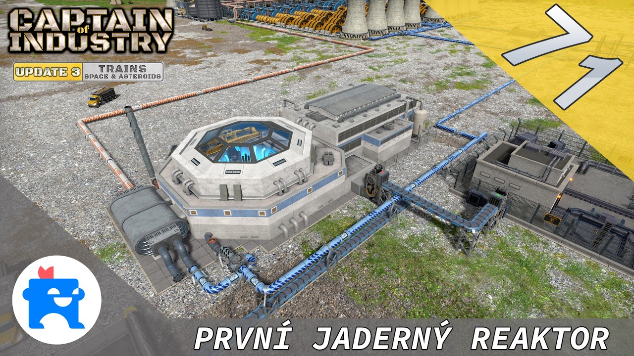 ⚓️ STAVBA PRVNÍHO JADERNÉHO REAKTORU❗️ CAPTAIN of INDUSTRY | S03E71