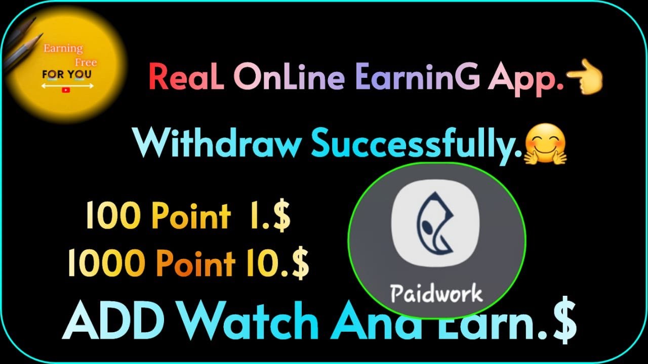 Earning Free For You paid to watch youtube videos get paid to watch