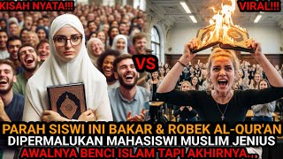 Download Lagu VIRAL!! MAHASISWI INI BAKAR \u0026 ROBEK AL-QUR'AN DIPERMALUKAN MAHASISWI MUSLIM DEBAT ISLAM VS KRISTEN MP3
