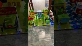 Mô hình tuyên truyền bảo vệ Lãnh thổ Việt Nam. Mô hình stem Em yêu quê hương Việt Nam 