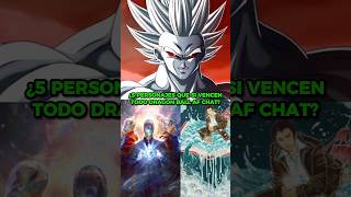 ¿5 PERSONAJES QUE SI VENCERIAN A TODO DRAGON BALL AF? #shorts