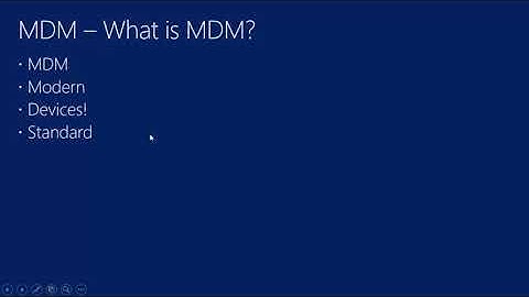 Modern Management   Intune   Introduction to MDM and Introduction to Intune