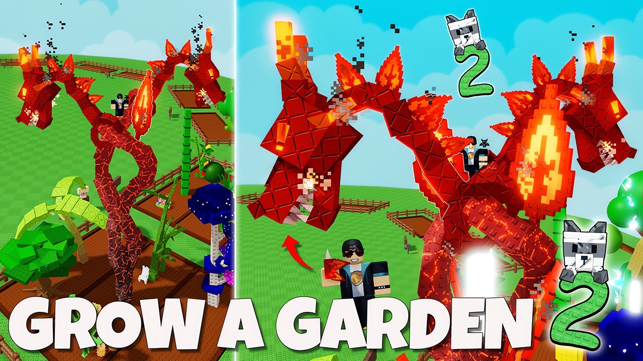 GROW A GARDEN 2!! Tanaman DRAGON BREATH & Bisa Maling Tanpa Robux? 🌱👩‍🌾🌴 | Grow a Garden 2 Indonesia
