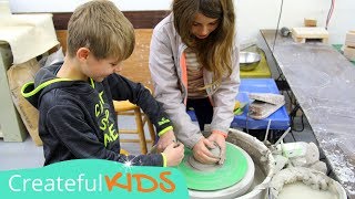 How to Use a Pottery Wheel for Kids | Pottery Lessons for Kids