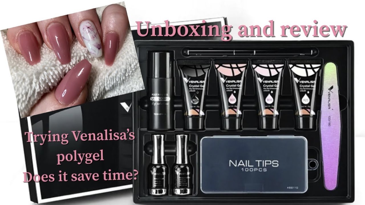 AliExpress nail art Haul 38 Trying a Venalisa Polygel kit does it