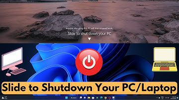 How to Enable Slide to Shutdown in Windows 11 | Slide to Shutdown Your PC/Laptop