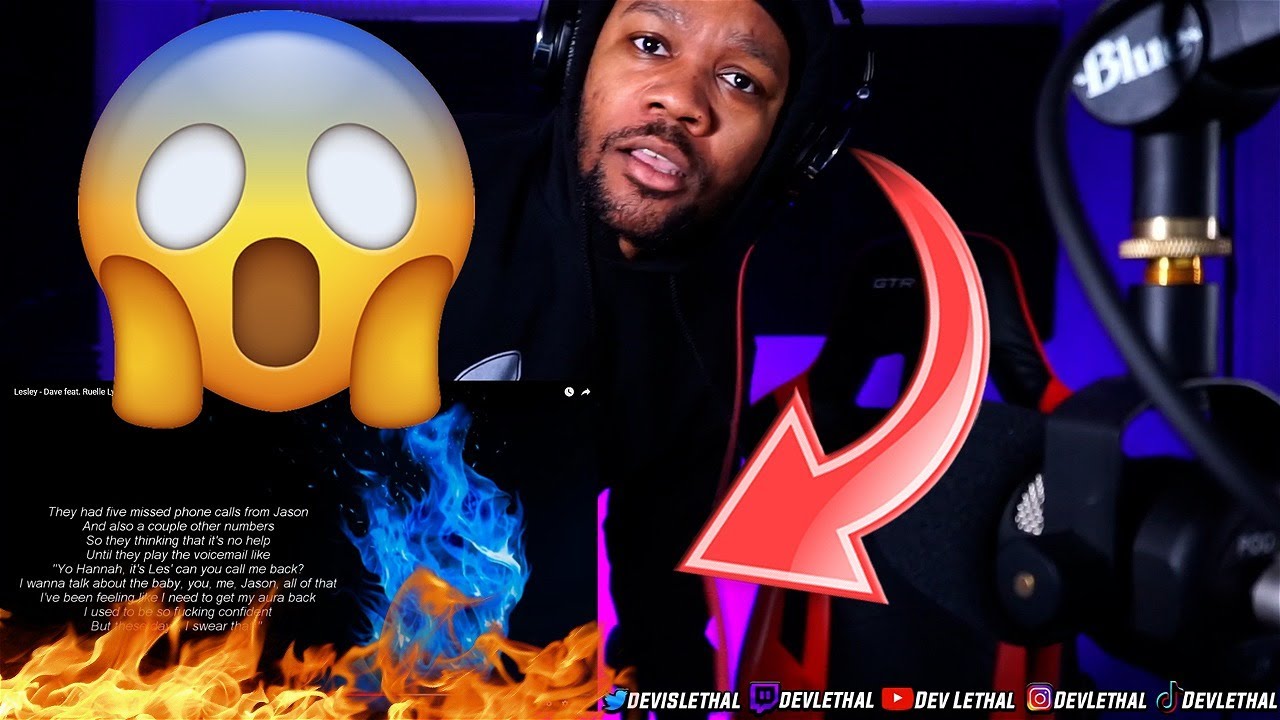 Dave Is A GENIUS...Such A POWERFUL Song! // AMERICAN REACTS TO UK RAPPERS Dave - Lesley Reaction