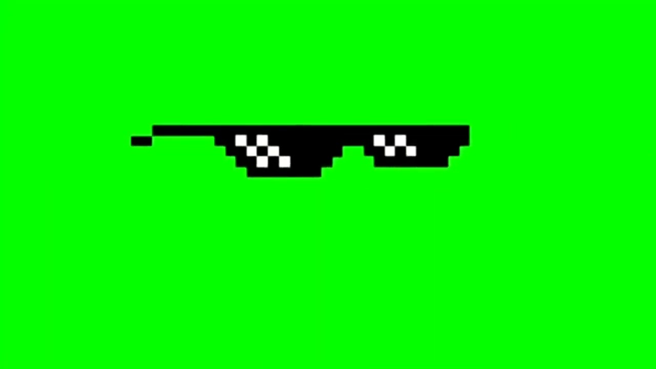green screen sunglass YouTube