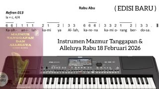 Instrumen Mazmur Tanggapan ( EDISI BARU ) - Rabu Abu 18 Februari 2026
