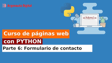 Páginas web con PYTHON fácil parte 6: formulario de contacto