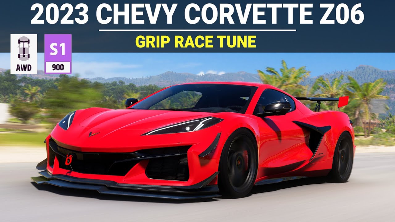Forza Horizon 5 - 2023 Chevrolet Corvette Z06, FH5 Grip Race Build, Tune & Customization