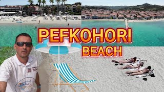 Something about the town beach PEFKOHORI, Halkidiki, Greece #hellasheavens#pefkohori#halkidiki