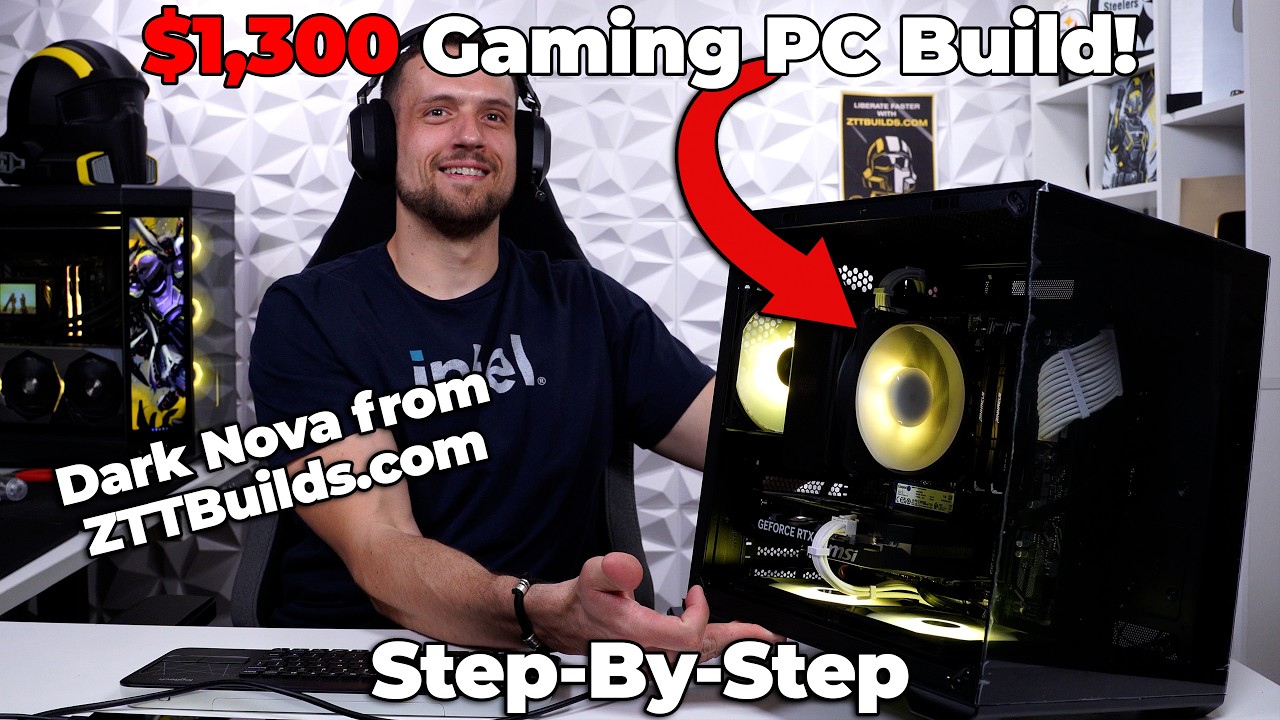 How to Build a $1300 Gaming PC (Ryzen 5 5600 and RTX 5060) - YouTube