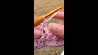 Front Post and Back Post Double Crochet Video Left-Handed by ELK Studio